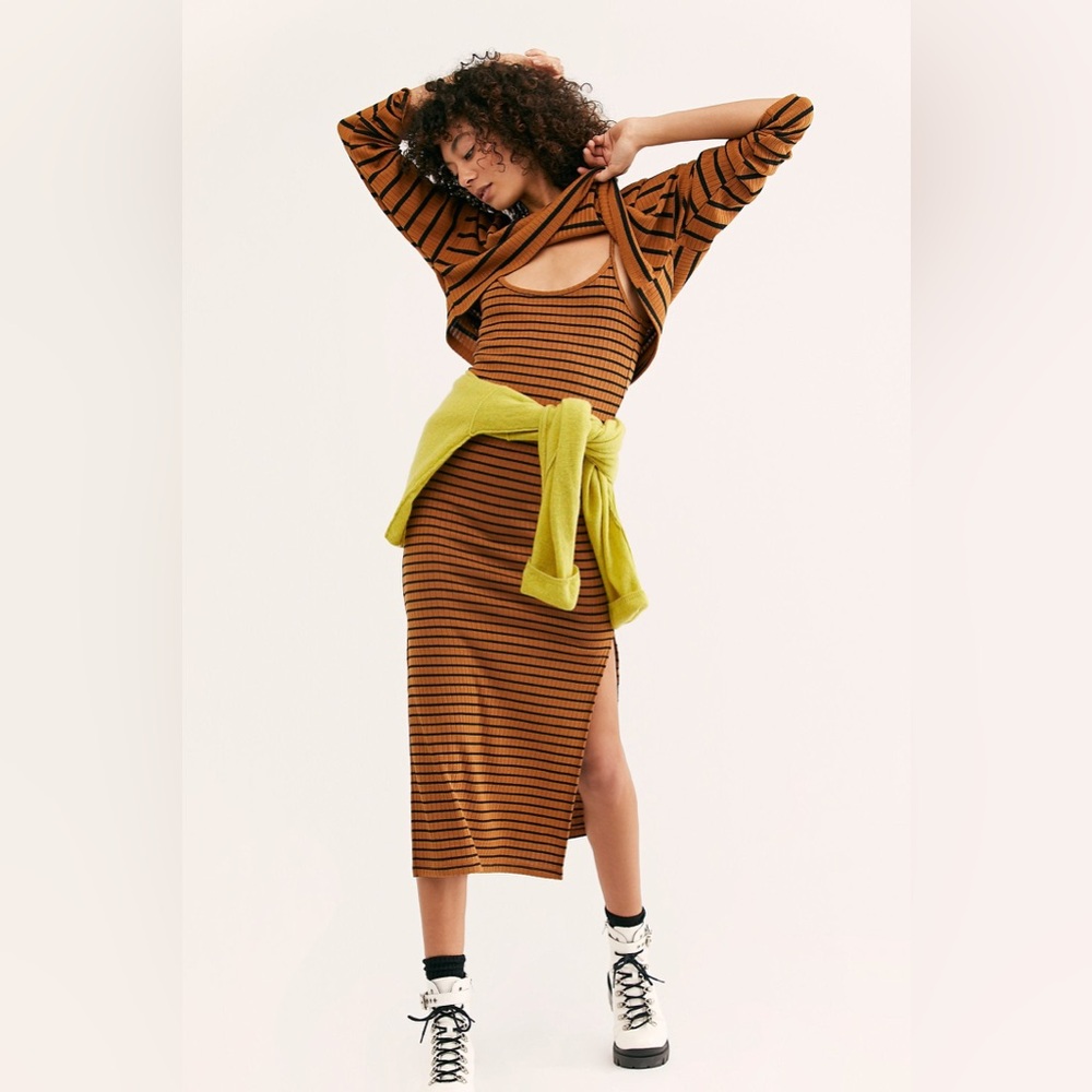 Free People Zinnia Striped Top and Dress Set